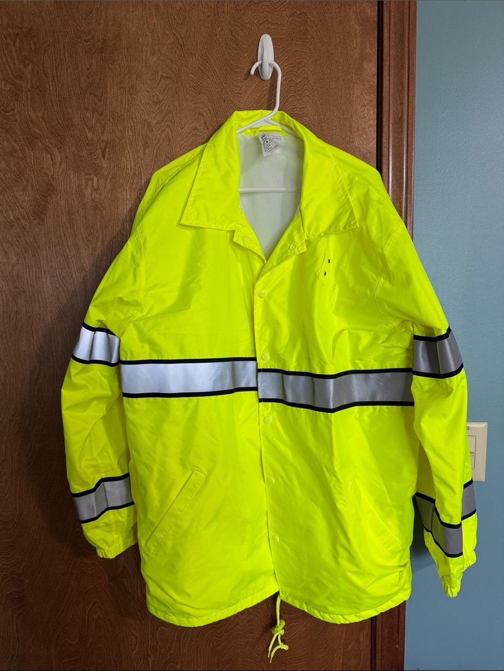 High-Visibility Safety Jacket - Neon Yellow
